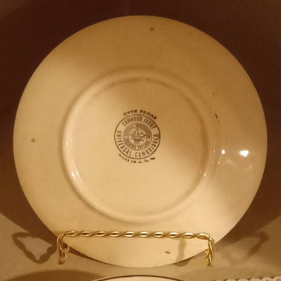 Vintage Universal Cambridge Iris Plate Bundle - 7 - 6" Bread Plates - Picture 9 of 11